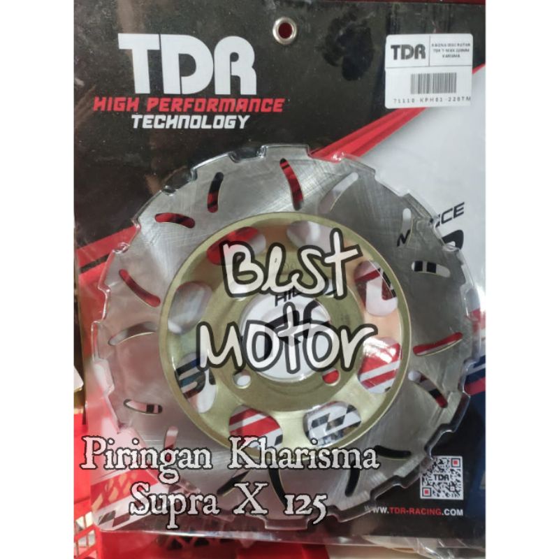 Piringan Cakram Depan TDR Kharisma / Supra 125 / Disc Brake TDR