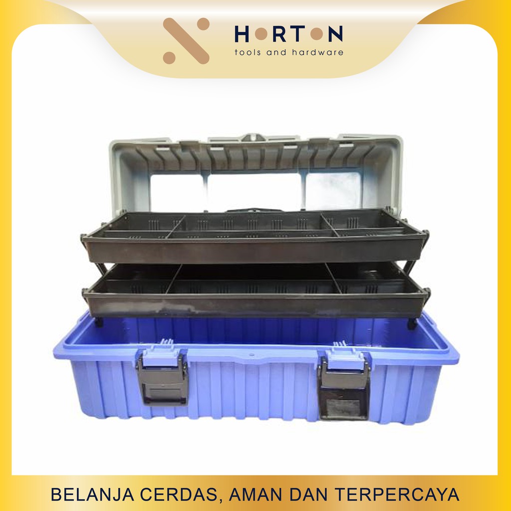 Kenmaster Tool Box Susun 17 Inch / Kotak Perkakas 17" / Box Tamiya