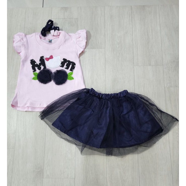 sofiebabyshop set atasan tutu + bandana