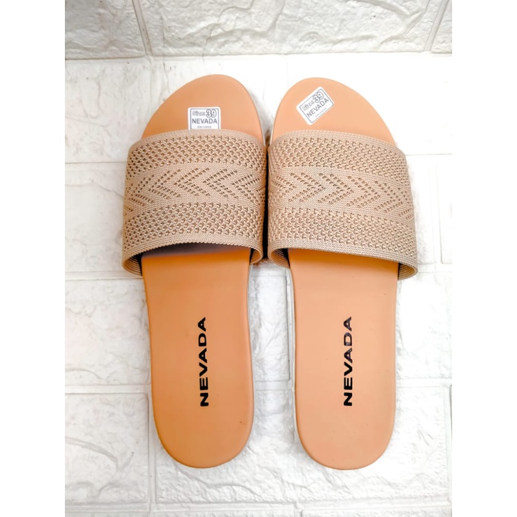 Invincible Sandal Wanita Rajut Nevada Ori Import Termurah