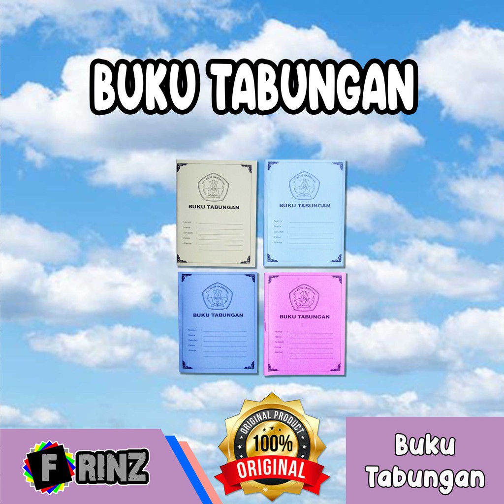 

ATK ~ Buku Tabungan Siswa / Buku Menabung Sekolah