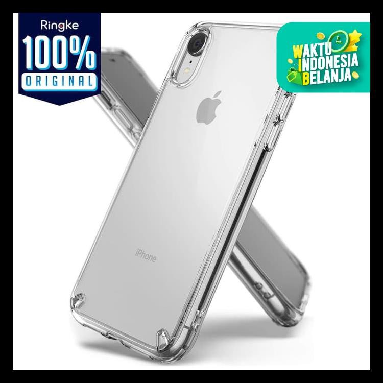 Case Iphone Xs Max / Xs / X / Xr Case Ringke Fusion Kit Casing - Xr Clear Kode 890
