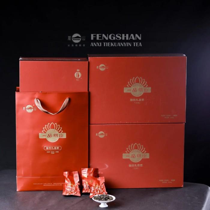 

Feng Shan Anxi TOP Quality Tie Guan Yin Oolong Tea Gift Box Teh Parcel Berkualitas