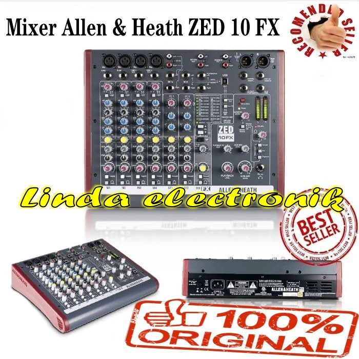 Mixer Allen&Heath ZED 10 FX Original allen&heath zed10 fx