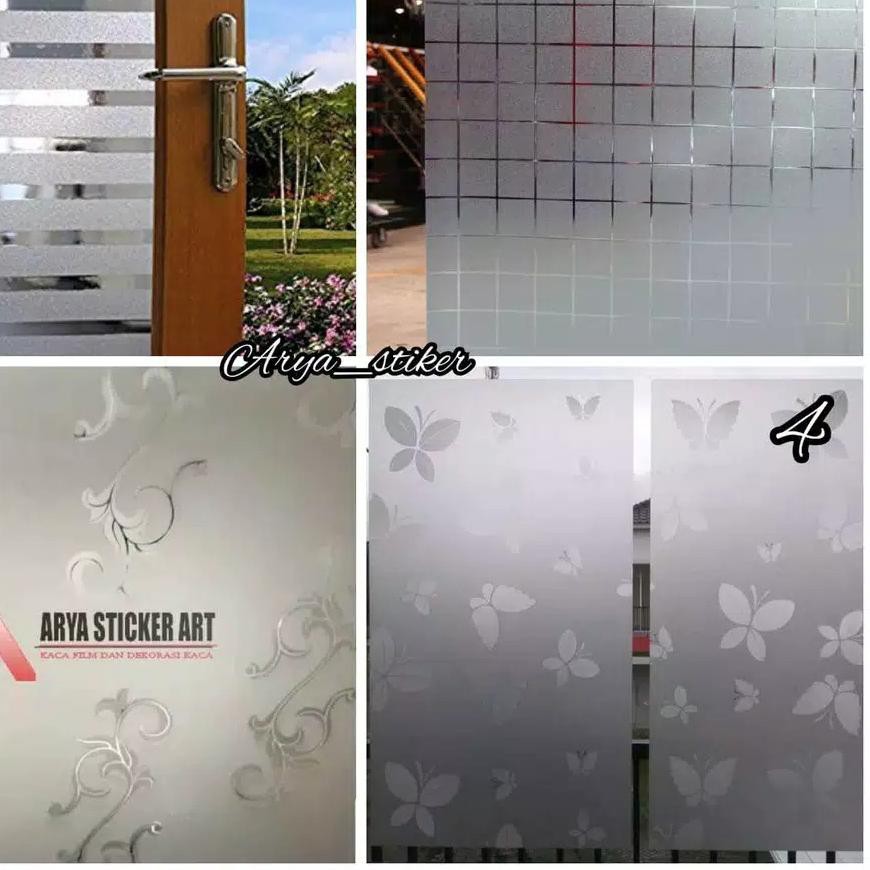 Jangan Ragu Order Stiker Kaca Motif / Stiker Kaca Ter / STIKER KACA PINTU RUMAH^