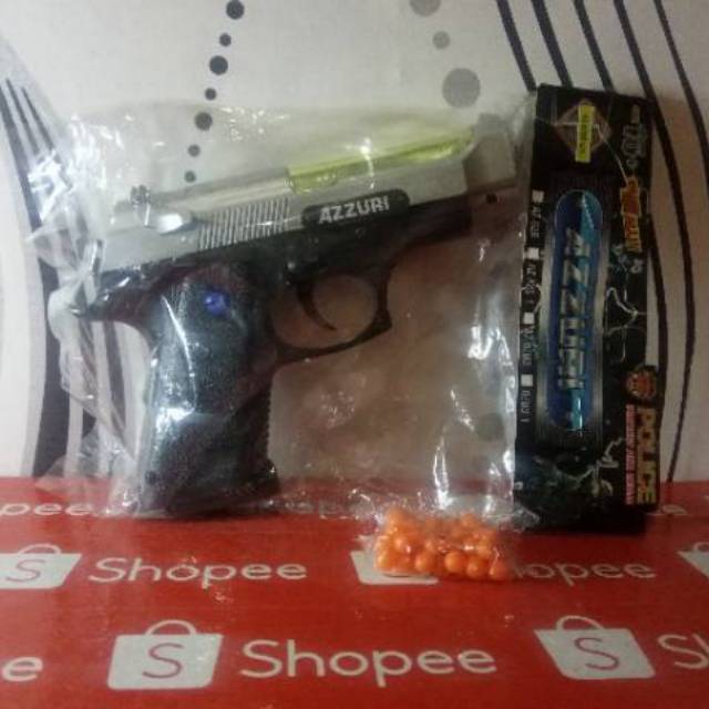 MAINAN ANAK | Termurah PAKET HEMAT MAINAN PISTOL AIRSOFT LASER + PELURU  | mainananak.id