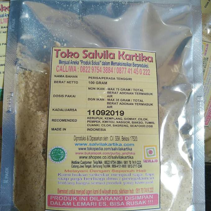 

Toko-Bahan-Kue- Tepung Perisa / Perasa Tenggiri Murni Sebagai Pengganti Ikan Tenggiri -Terlengkap-