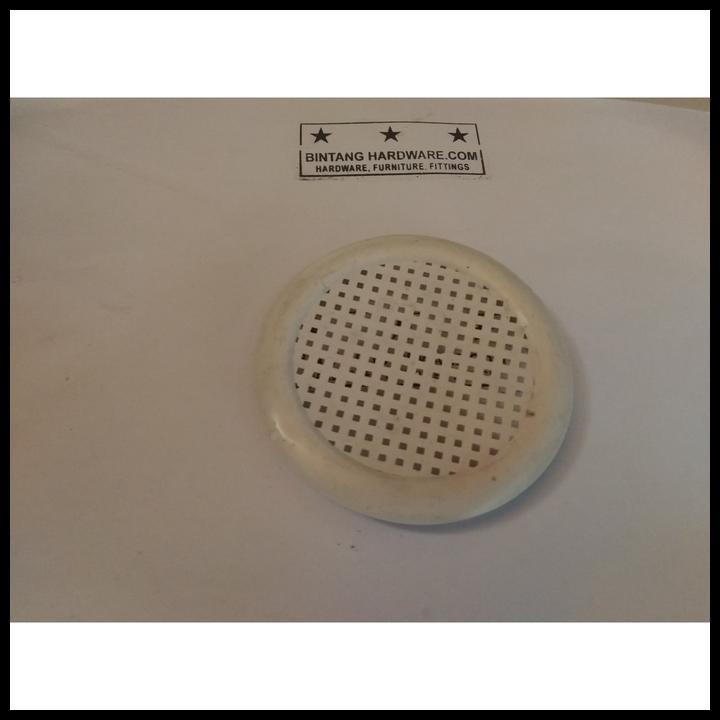 Saringan Udara Lubang Hawa Ventilasi Ventilator Bahan Plastik Bulat 60 - Putih