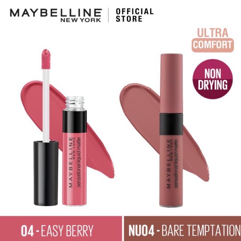 Maybelline Sensational Liquid Matte Ombre Kit by Pevita Pearce - Mauve