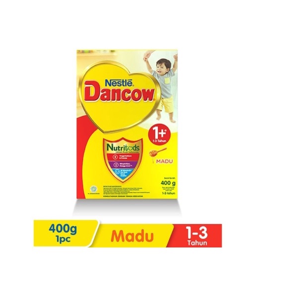 Nestle Dancow 1+ Susu Pertumbuhan Madu Box 400 gr