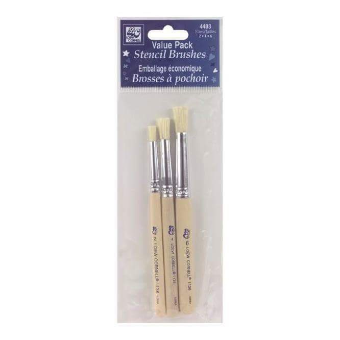 

Loew-Cornell 4403 Bristle Stencil Brush Set