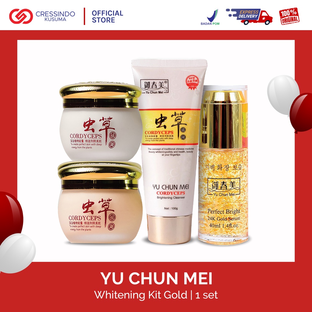 YU CHUN MEI Cordyceps Whitening Kit Gold