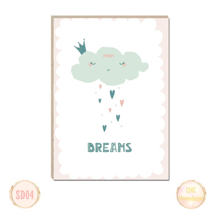 WP PROJECT Hiasan dinding kamar anak motif scandinavian SD04 Keren