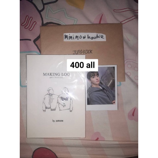 PhotoCard Making Log BTS Jungkook Murah Meriah Bisa Nego Merch by member bts