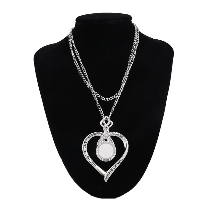 Ran Kalung Rantai Dengan Liontin Tag Militer Motif Ukir Tulisan Untuk Wanita