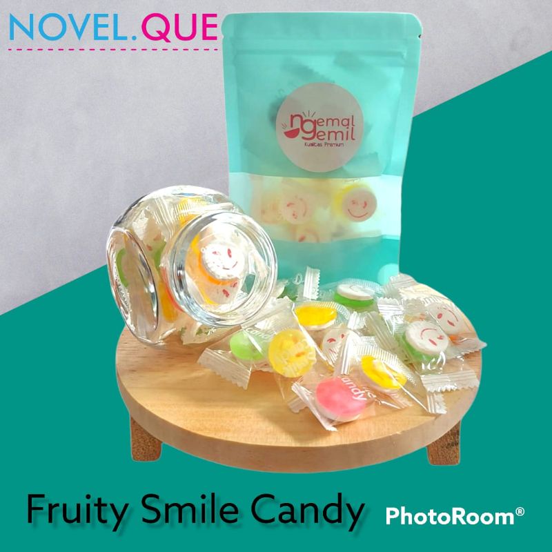 

[Variasi Candy] - Fruity Smile Candy - Permen Buah Bentuk Smile