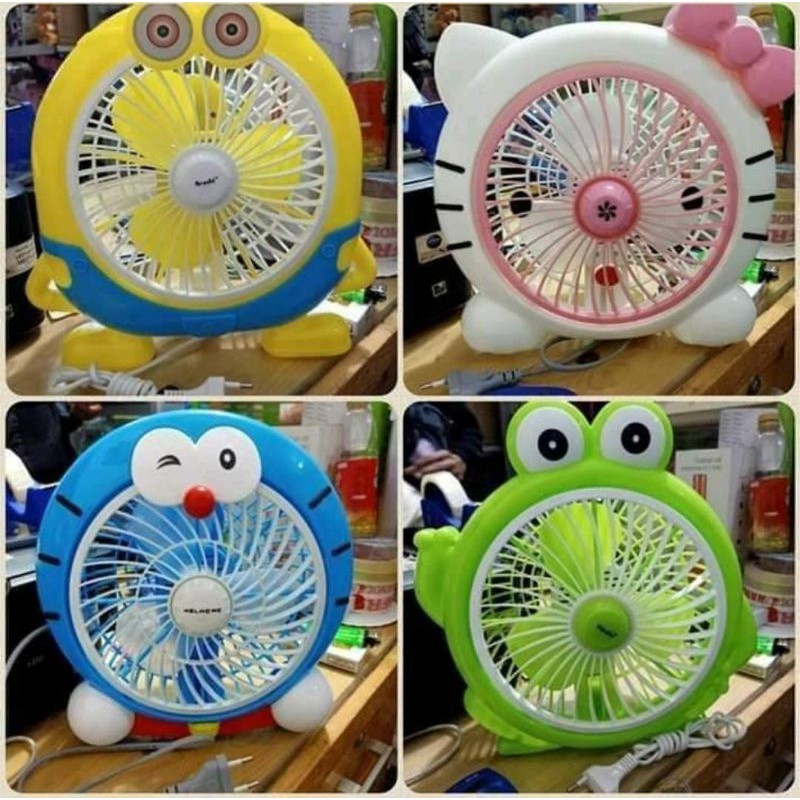 Kipas Angin Duduk Karakter / Kipas Angin Doraemon Hello Kitty