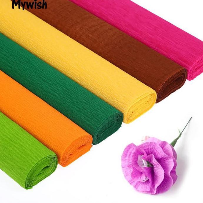 

Promo My Origami Crinkled Crepe Paper Diy Flower Wrapping Kids Ryanstore36