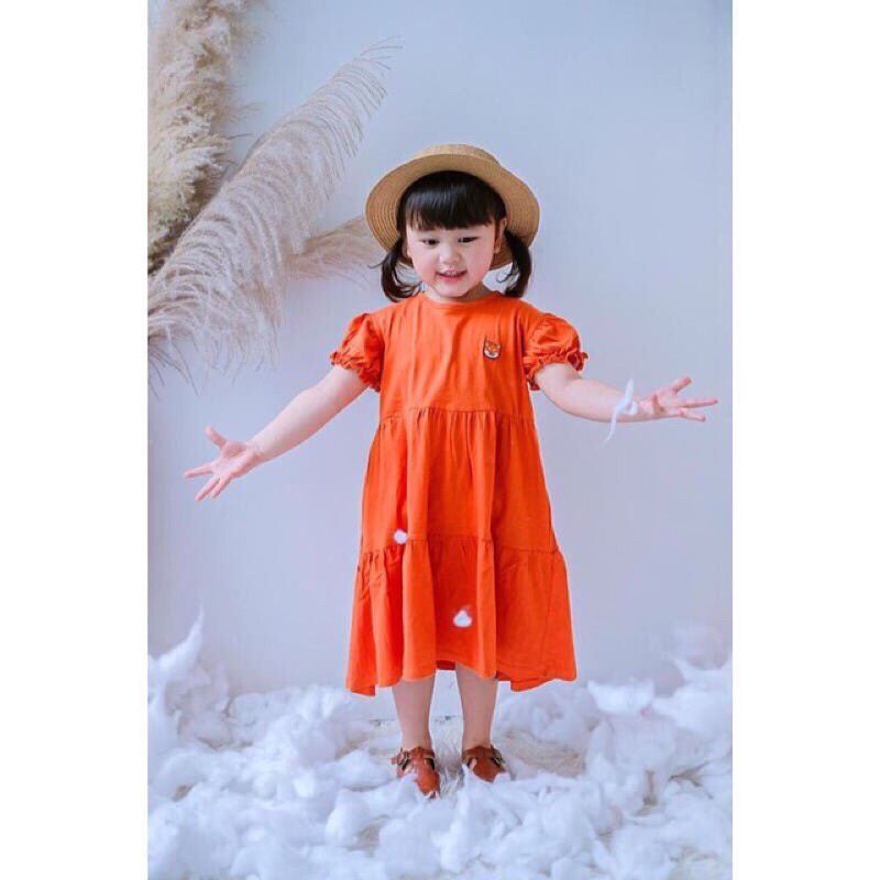 Pakaian Baju Dress Anak Perempuan Cewek Smilee Molly 1 2 3 4 5 Tahun