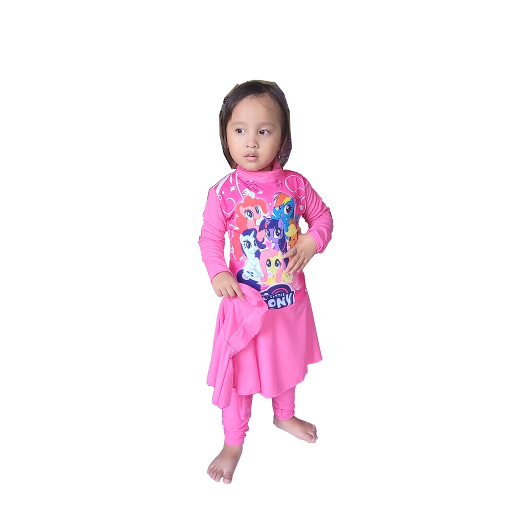  Baju  renang  muslim muslimah anak  perempuan  TK Shopee  