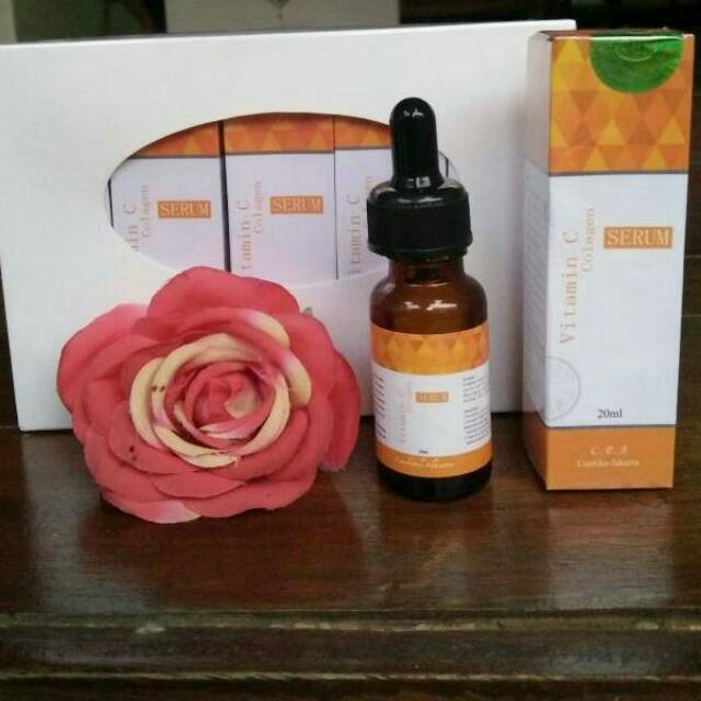 SERUM VIT C + E COLLAGEN ( CV. CANTIKA PUTRI AYU) COLLAGEN SAPI BOVINE HALAL