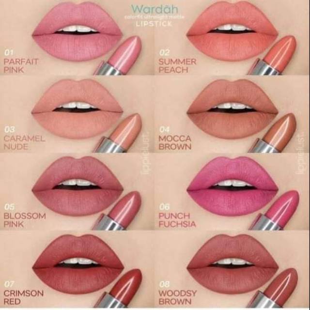 Wardah colorfit ultralight matte lipstik