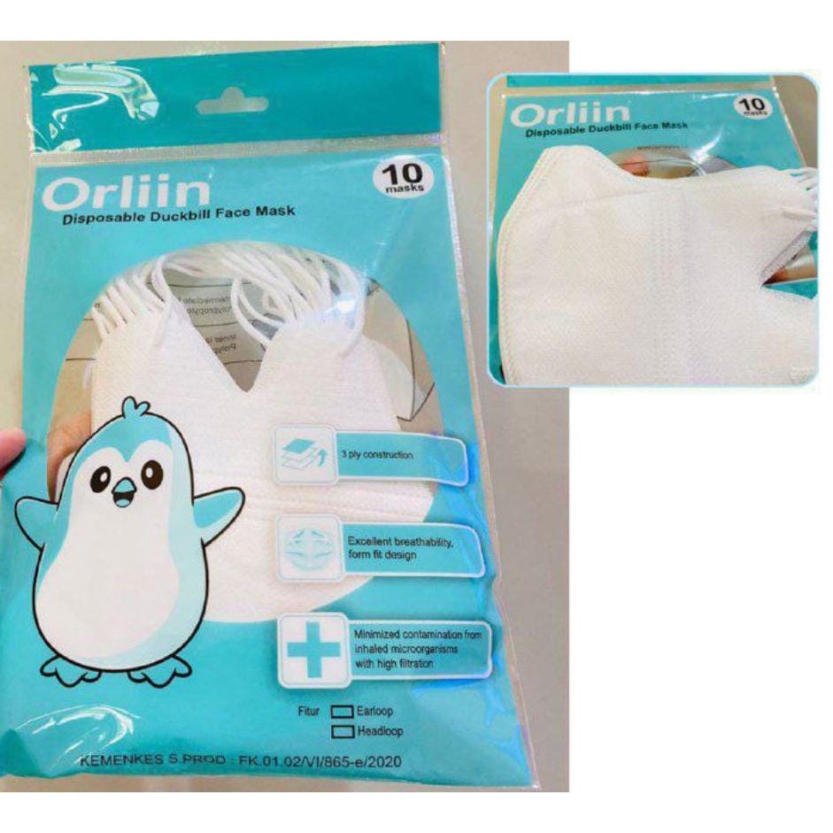 Masker Duckbill Orliin
