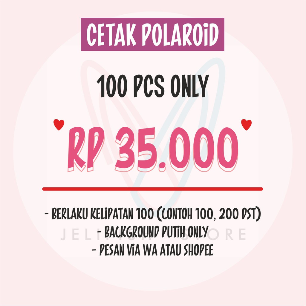 [❤️JELIFISH.STORE] [350 / pcs] CETAK FOTO 2R MURAH MERIAH SURABAYA | ALA POLAROID | UKURAN 6 X 9