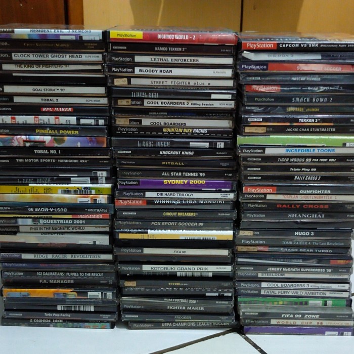 (READY) cd kaset playstation ps1 ps 1 ps one psx copy pabrik