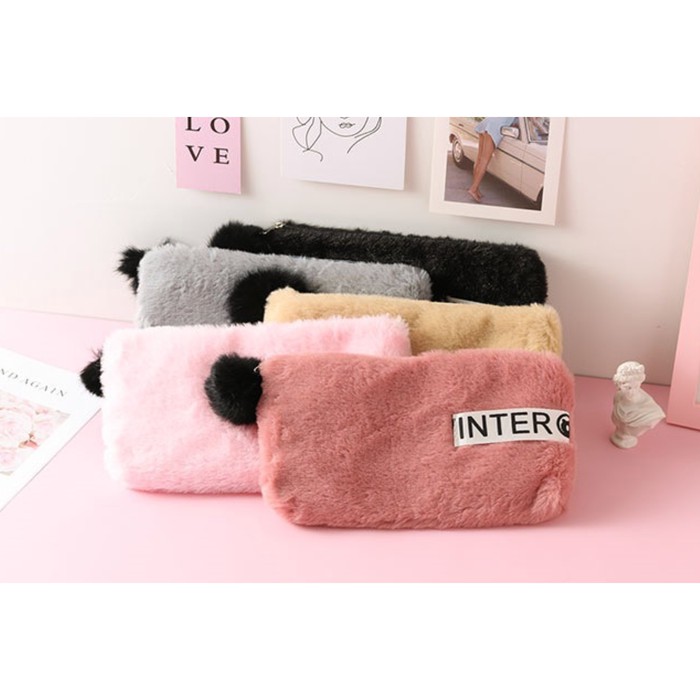 

Tempat Pensil Bulu Warm & Inter