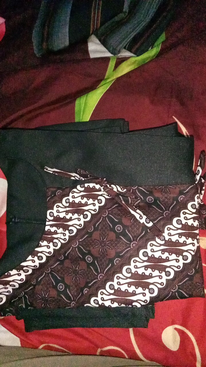 Atasan Batik Wanita Dolby Dolbi Dobby Doby Tenun Sutra Halus Best Seragam