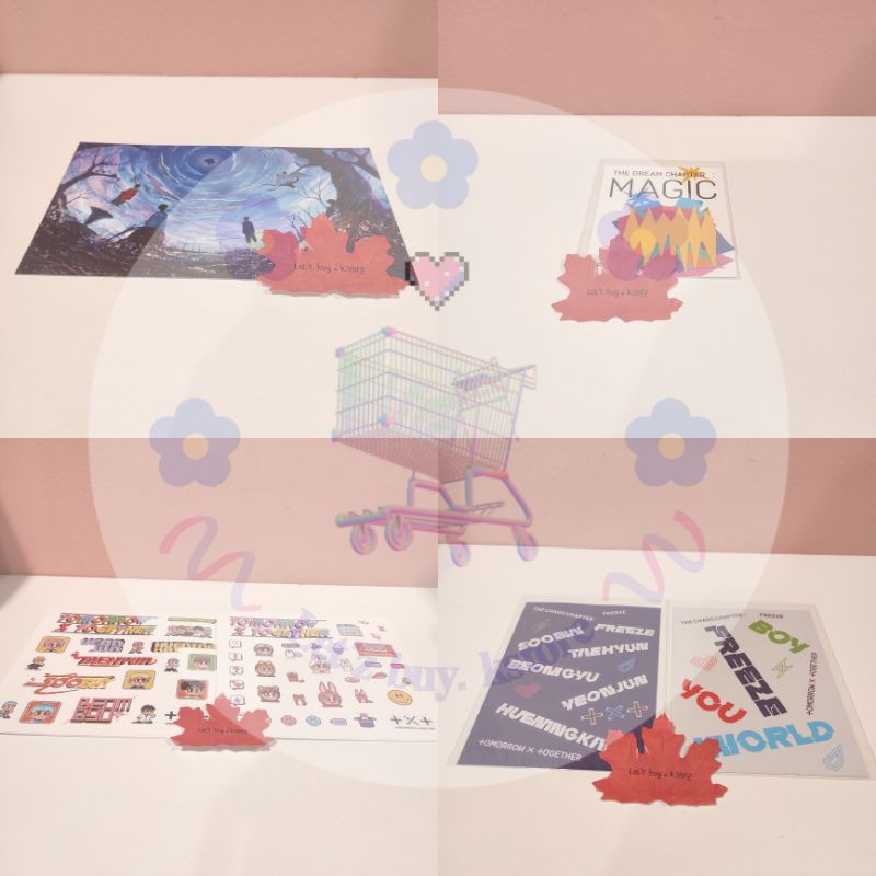 TXT Album Sticker Only & TXT Postcard