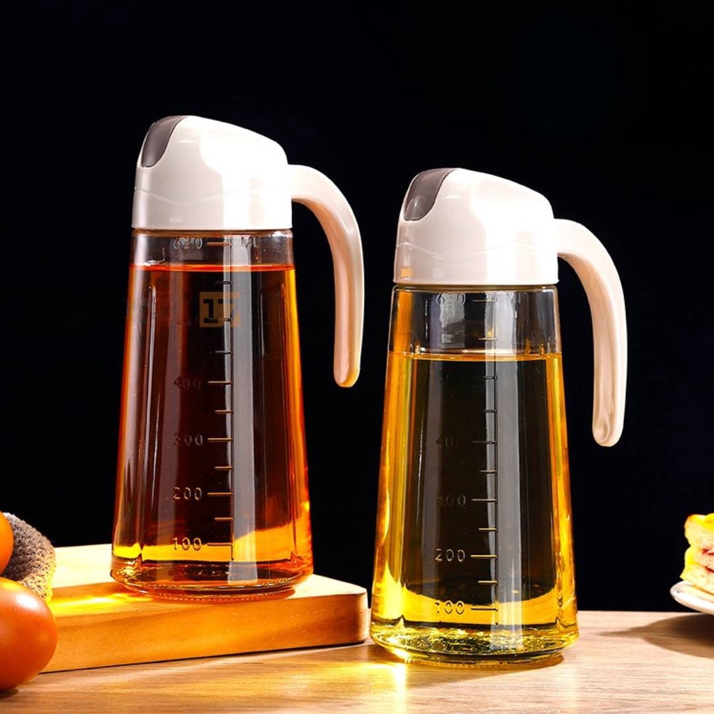 Botol Minyak Kaca Tempat Saos Kecap Anti Tumpah Oil Pot