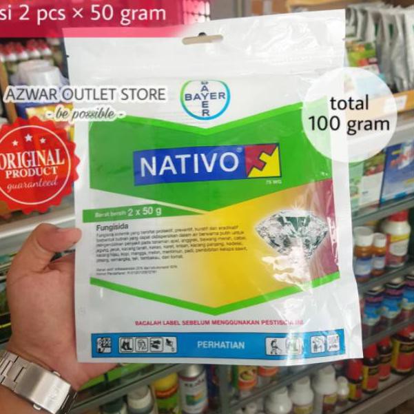 [Terlaris Today] 100 gram Fungisida NATIVO 75WG obat penyakit jamur blast pada tanaman