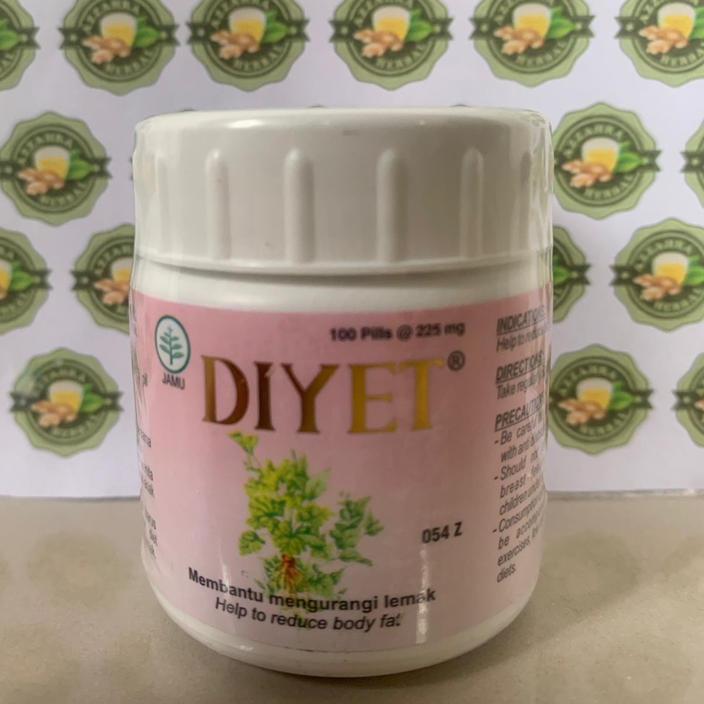 DIYET 100 PIL / FLIMTY / Fyberfyt / Teh Diet Pil Pelangsing Badan Herbal dan Lemak Terampuh Herbal Daun