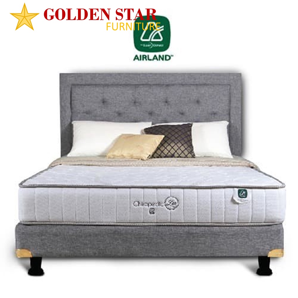 SET / Kasur Airland Chiropedic Zen 160x200 180x200 spring bed Tulang