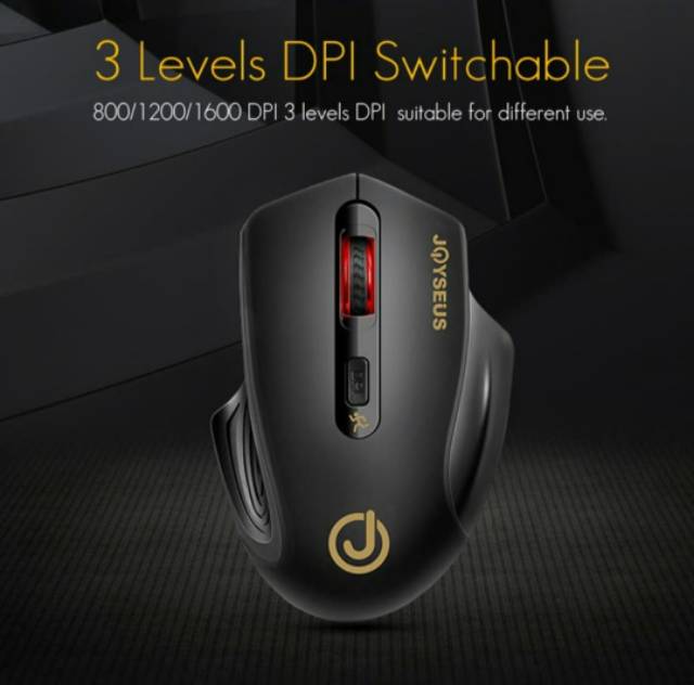 Joyseus Wireless Gaming Mouse 2.4Ghz - JM1800