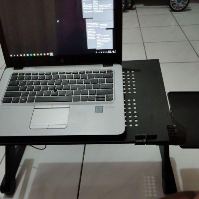  Meja  Laptop  Plus Cooler Coolingpad Alumunium Lipat iRobot  