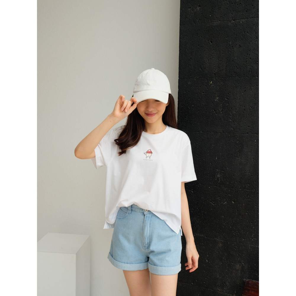 Kadaka T-0348 Kaos Tshirt Korea Foodies Super Cute