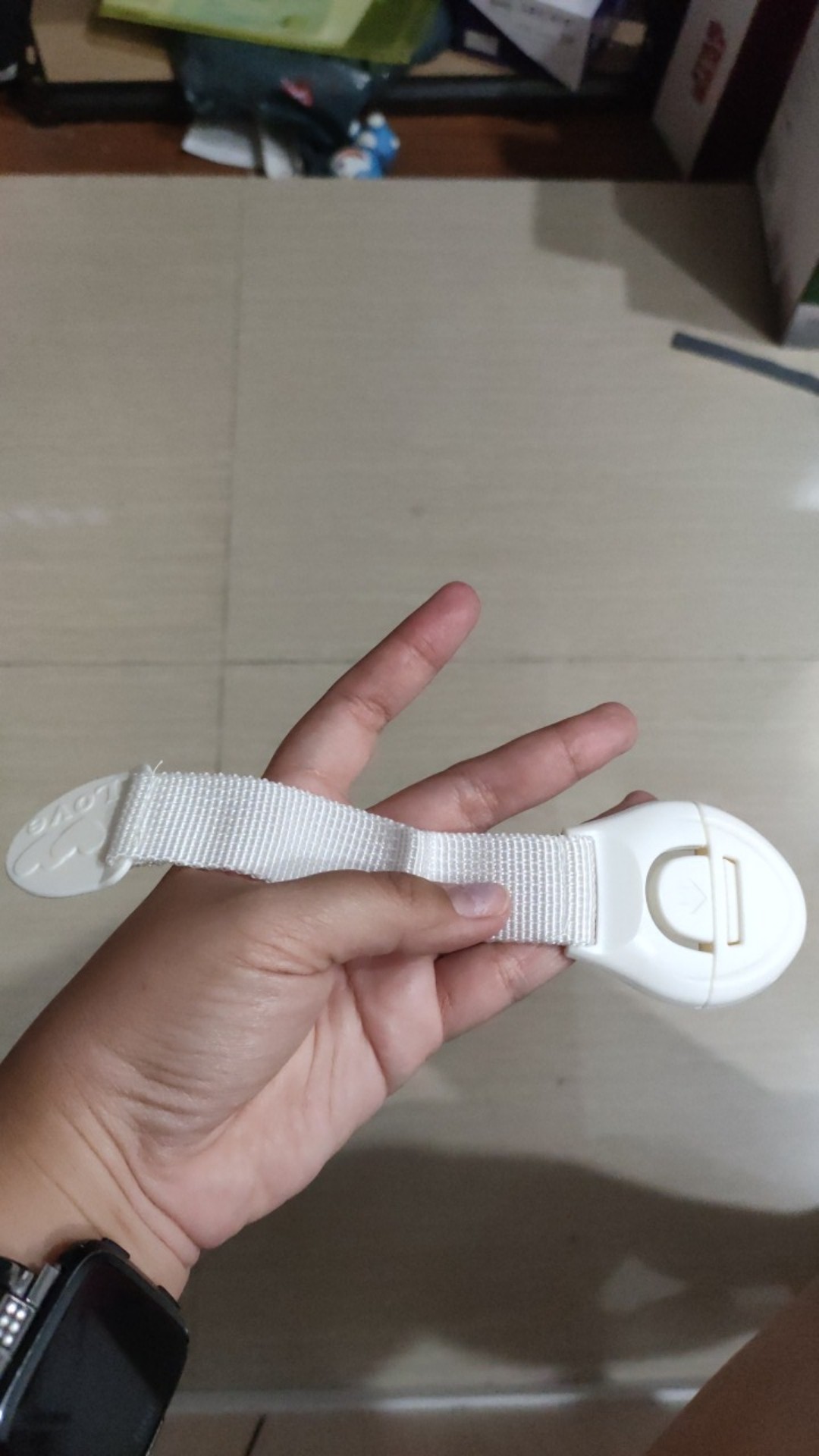 Childrens Buckle Lock Toilet Lock Refrigerator Lock Cloth Belt Lock Security Lock