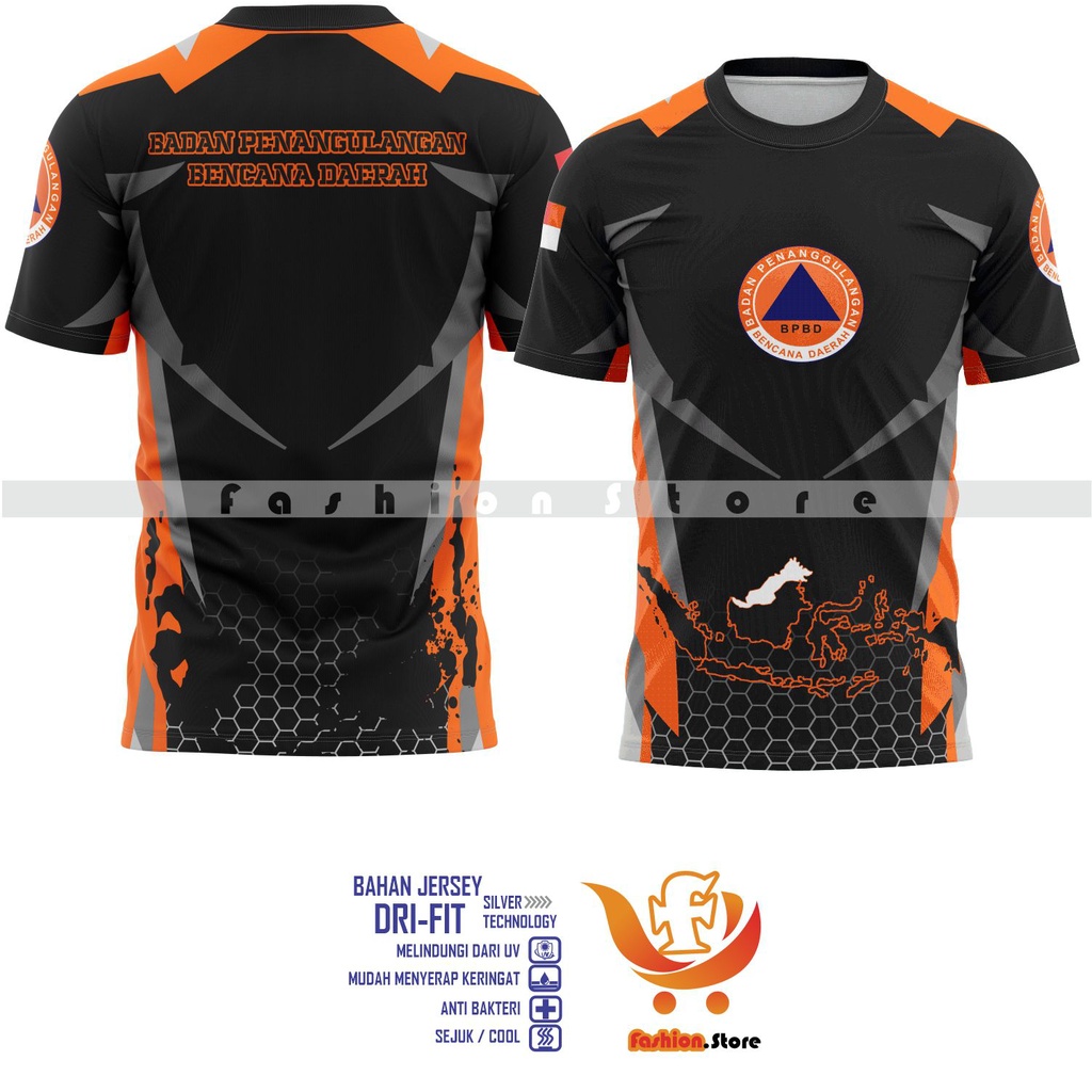 KAOS DINAS JERSEY BPBD/KAOS DRYFIT DINAS BPBD/KAOS JERSEY DINAS LAPANGAN BPBD