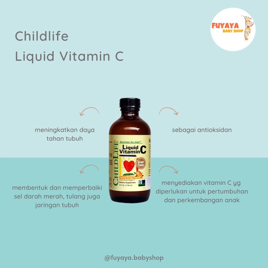 Childlife Liquid Vitamin C BPOM / Vitamin C Anak