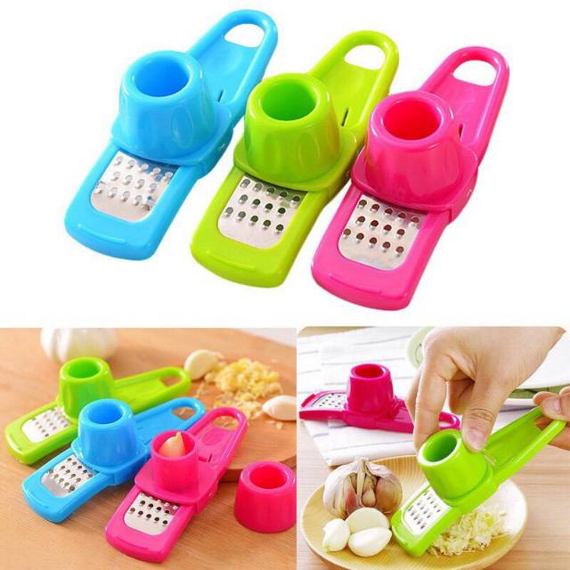 Parutan Mini Onion Slicer Alat Potong Perajang Penghalus Bawang Bumbu Keju Garlic Press Chopper