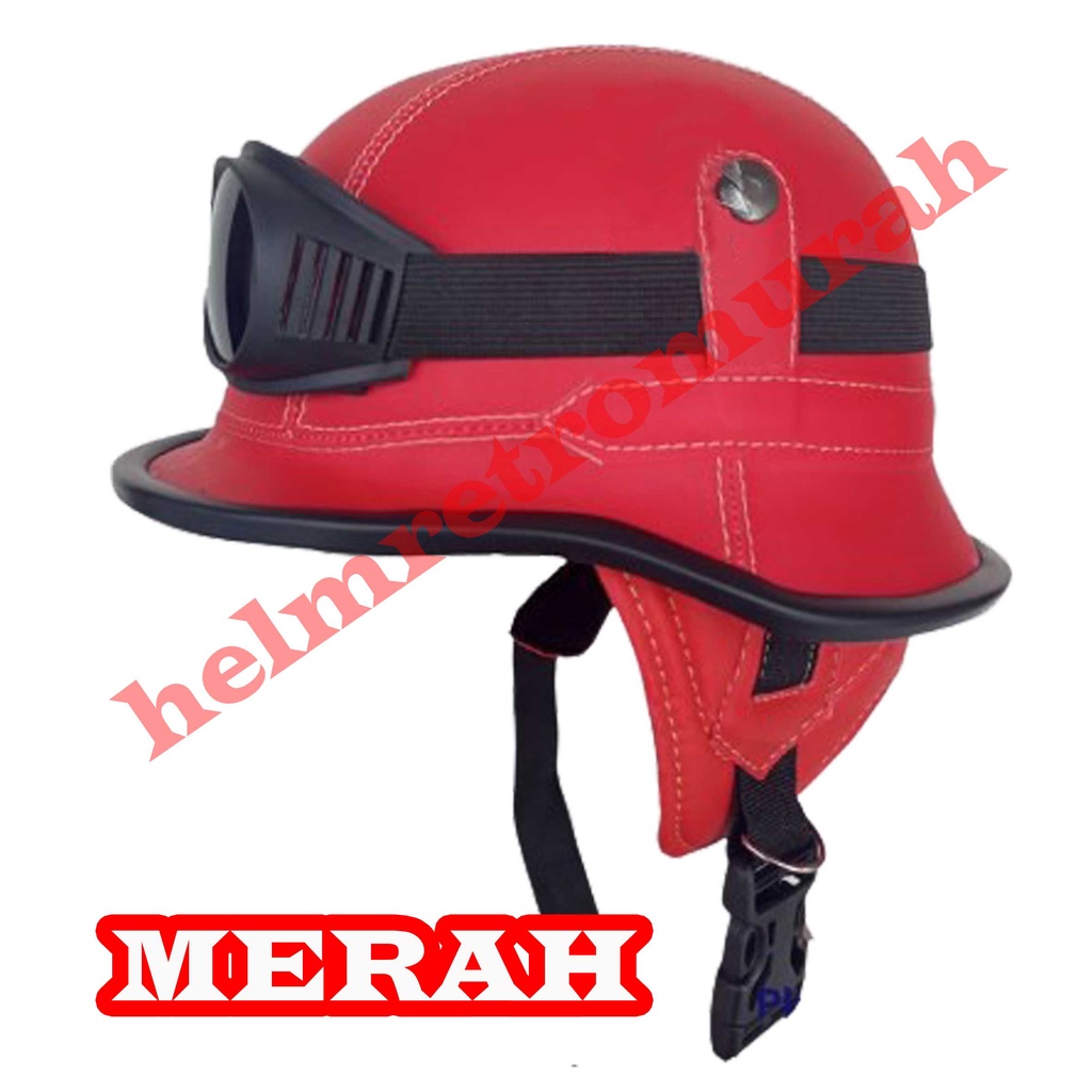 Helm Nazi Dewasa/Helm Retro Klasik Jadul BERGARANSI