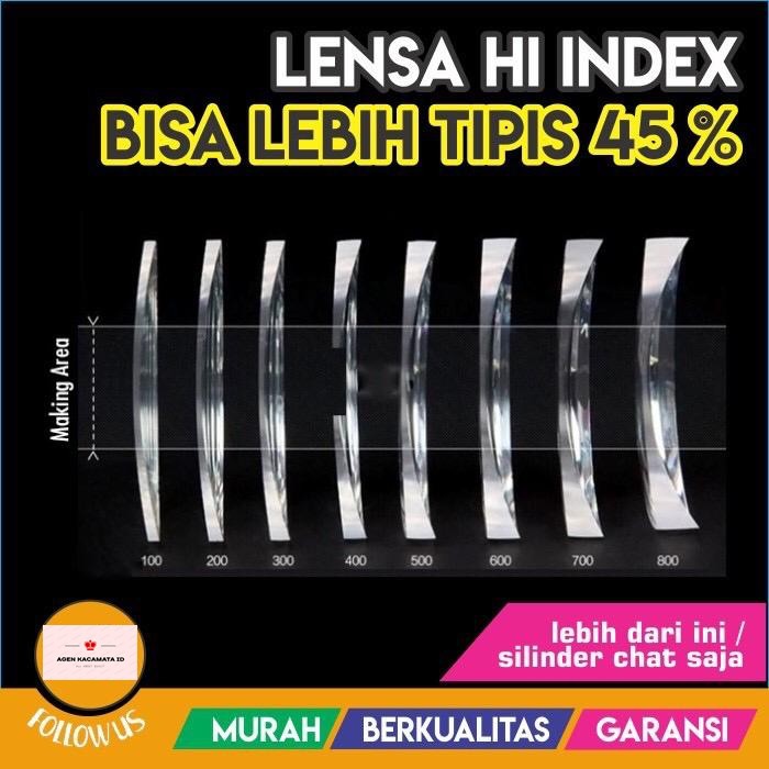 LENSA KACAMATA HI INDEX TIPIS BIASA