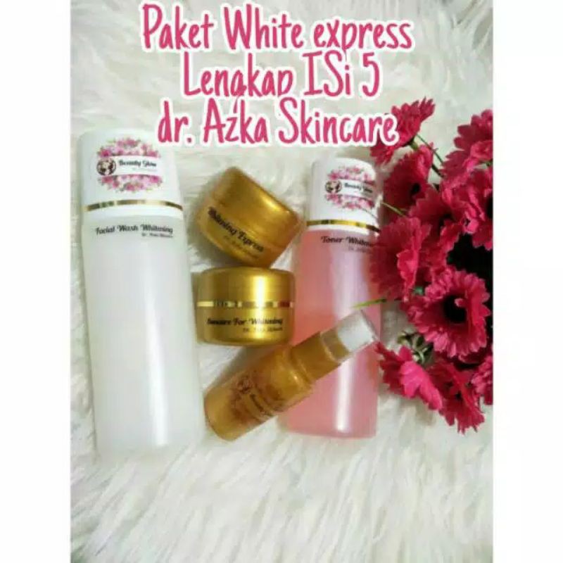 PAKET WHITENING EXPRESS+Serum Dr. Azka Skincare
