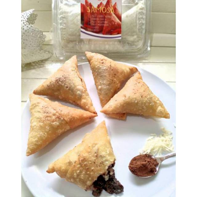 

Samosa coklat keju