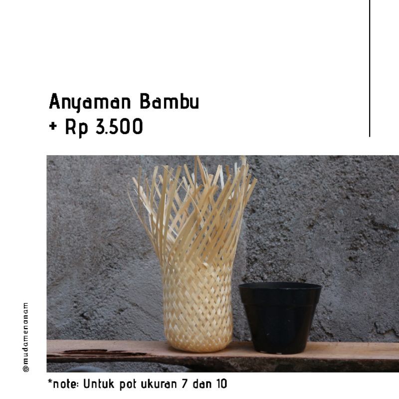 

Bambu Anyam Wrap Kado/Bungkus Kado/Kemasan Souvenir