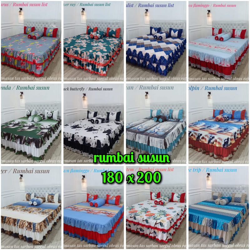 Sprei_Rumbai_susun