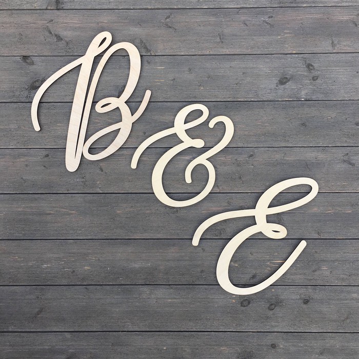 Initial Huruf Nama kayu Timbul Dekorasi Backdrop Photobooth